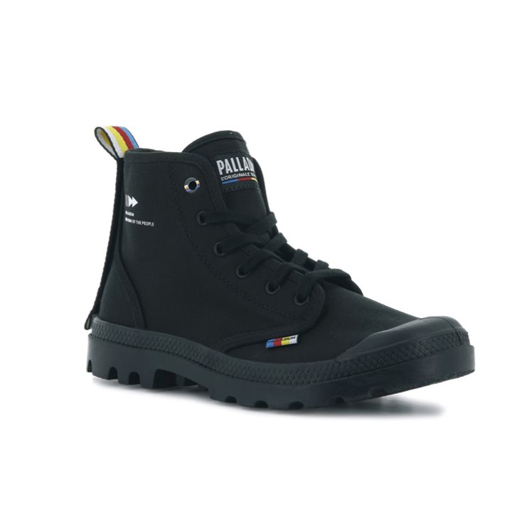 Bottes Palladium Pampa Dare Exchange Femme Noir | FR ECV281O